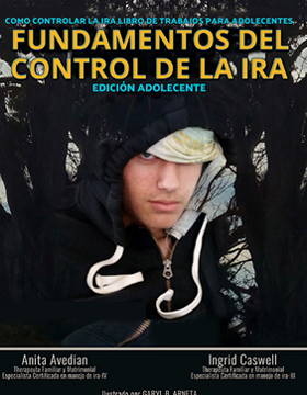 book cover anger management essentials workbook teen edition, spanish edition