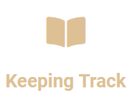 keeping track icon open book